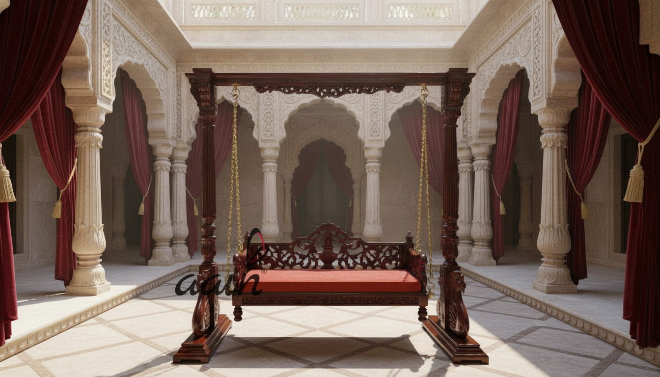 Strong & Sturdy Wooden Swing For Kids & Adults